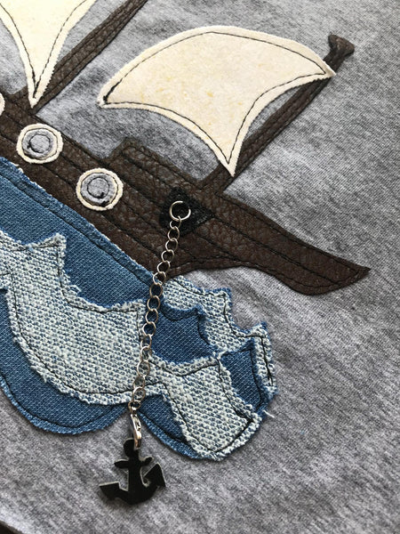 Pirate Ship Applique Tutorial ONLY