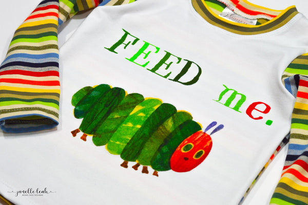 TVHC Caterpillar Food Fabric on Woven