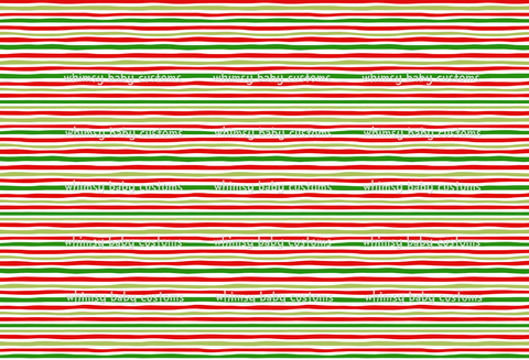 Fabric Christmas Stripes