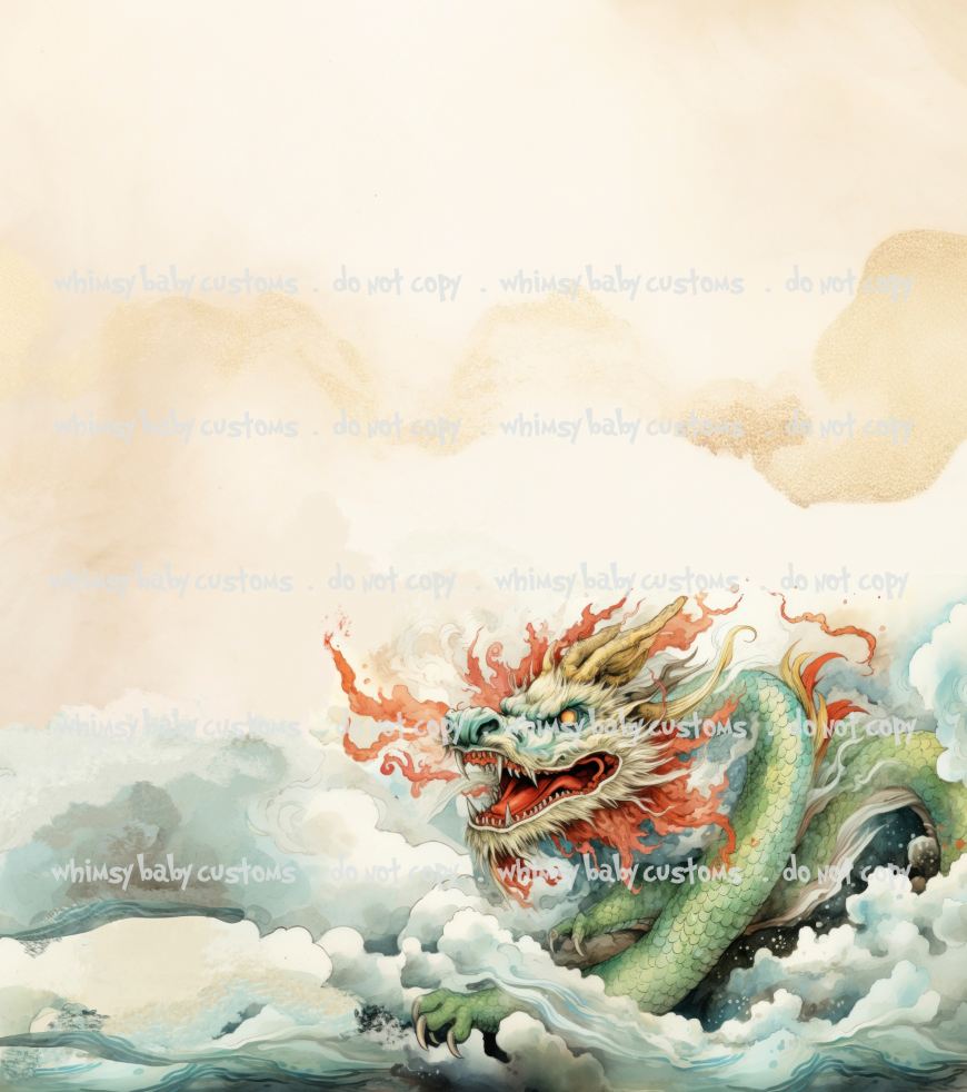 Child Panel Dragon in Clouds (LNY)