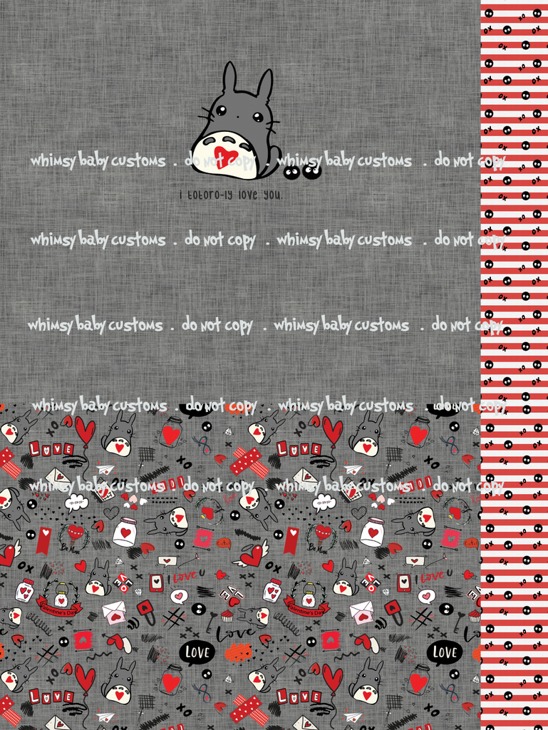 Totoro-ly Love You Valentine Adult Underwear Rapport (Forest Spirit)