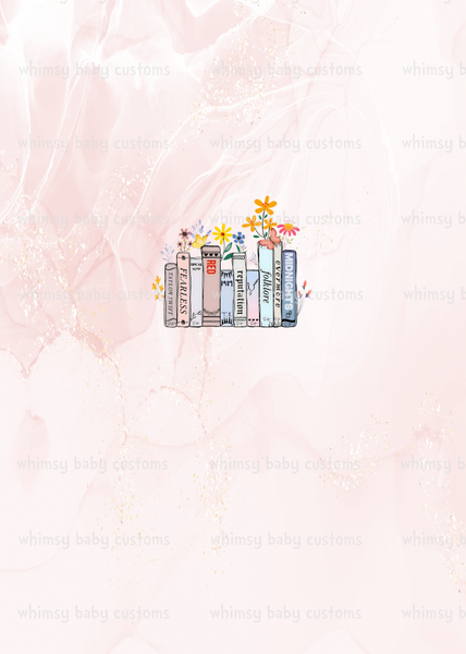 Swiftie Preorder - Adult/Romper Panel Swiftie Books (Album Titles) Pink COORDINATE