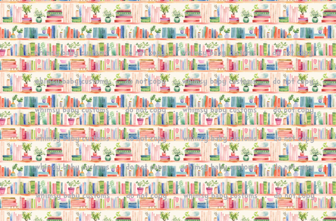 Swiftie Preorder - Swiftie Watercolor Books on Shelf Fabric