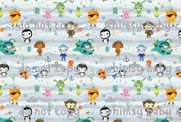 Fabric Octonauts ON VARIOUS BASES