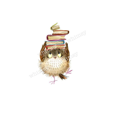 328 Book Owl Child Panel (On Head)