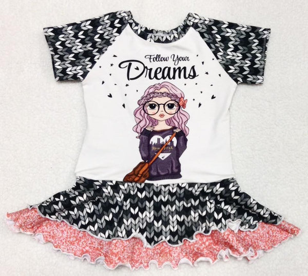 354 Follow Your Dreams Girl with Glasses Child Panel