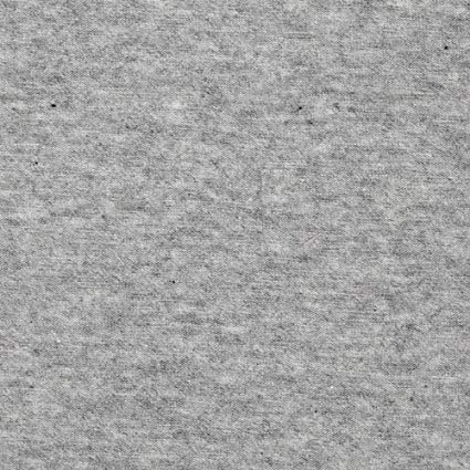 Heathered Grey Cotton Lycra Solid Fabric - 1 m