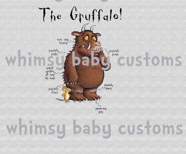 Rapport Gruff Monster  - Oh Help Oh No! (on HEATHER Grey)