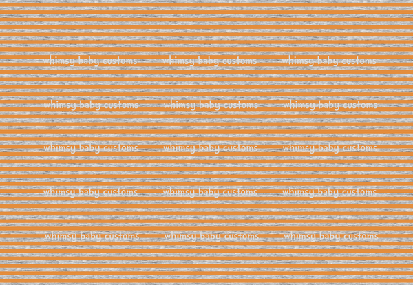 Fabric Heather Stripes Orange