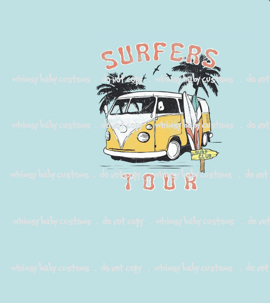 Surfer's Tour VW Van Child Panel (Swim Fabric)