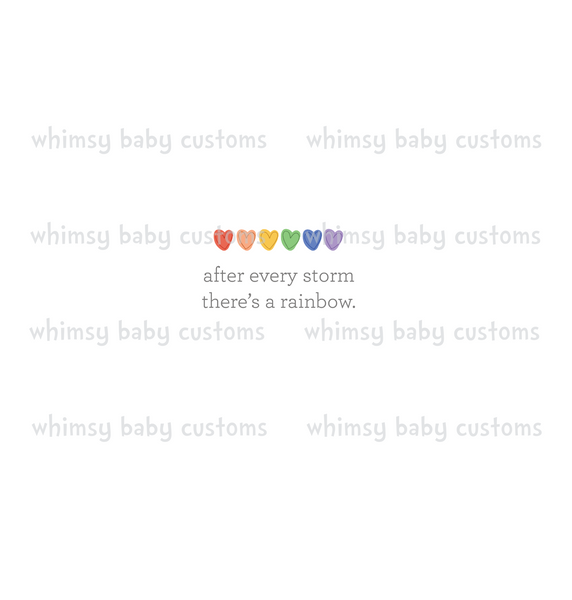 556 Rainbow Baby - After Every Storm There's a Rainbow Child Panel