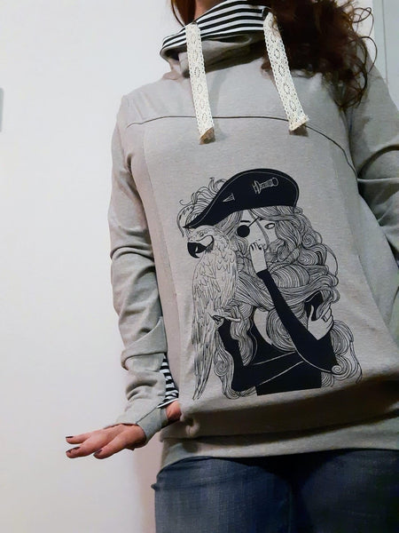 Monthly Group Preorder - Rapport Pirate Girl Remixed (on Heather Grey CL)