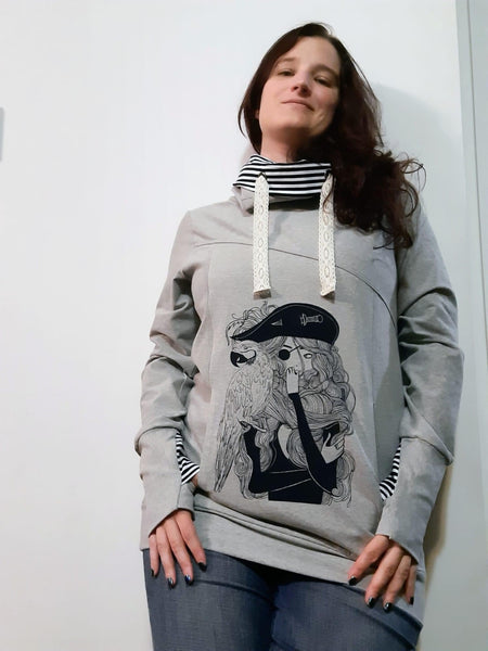 Monthly Group Preorder - Rapport Pirate Girl Remixed (on Heather Grey CL)